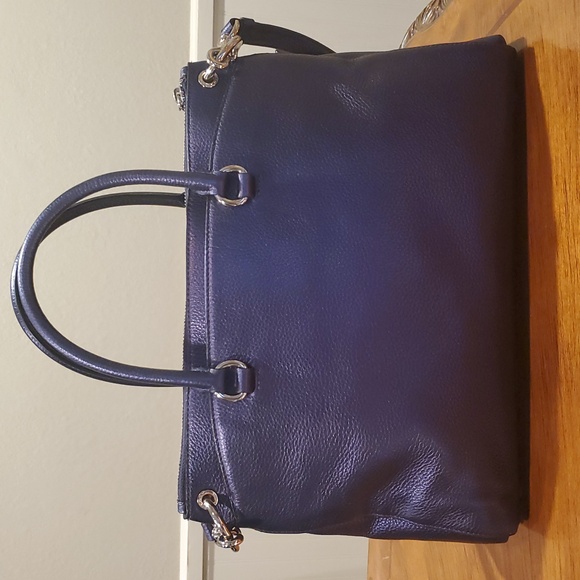 Coach Metallic Blue Mia Bag - Picture 3 of 15